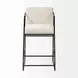 Stamford Light Beige Upholstered Counter Height Stool