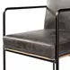 Stamford Black Upholstered Counter Height Stool