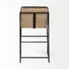 Stamford Black Upholstered Counter Height Stool
