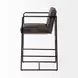 Stamford Black Upholstered Counter Height Stool