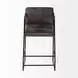 Stamford Black Upholstered Counter Height Stool