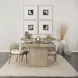 Cline Cream Performance Fabric Dining Chair