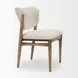 Cline Cream Performance Fabric Dining Chair