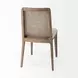 Clara Cream and Brown Performance Fabric Dining Chair