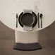 Clara Cream and Black Upholstered Dining Chair
