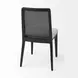 Clara Cream and Black Upholstered Dining Chair