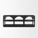 Bela Matte Black 80" Arched Media Console