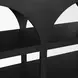 Bela Matte Black 80" Arched Media Console