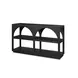 Bela Matte Black 54" Arched Media Console