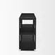 Bela Matte Black 54" Arched Media Console