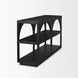 Bela Matte Black 54" Arched Media Console