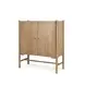 Phil Light Brown 2 Door Bar Cabinet