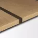 Bondi Dark Brown and Natural Square Coffee Table