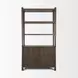 Bondi Dark Brown 2 Door Bookcase