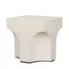 Bunda Ivory Square Concrete Top Accent Table