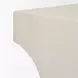 Bunda Ivory Square Concrete Top Accent Table