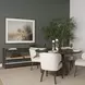 Bondi Dark Brown and Natural Rectangular Console Table