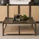 Bondi Dark Brown and Natural Square Coffee Table