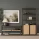 Bondi Dark Brown 2 Door Bookcase