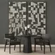 Reid Black Upholstered Dining Armchair