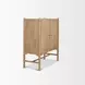 Phil Light Brown 2 Door Bar Cabinet