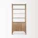 Phil Light Brown 2 Door Bookcase