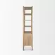 Phil Light Brown 2 Door Bookcase