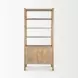 Phil Light Brown 2 Door Bookcase