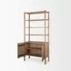 Phil Light Brown 2 Door Bookcase