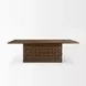 Trellyn Dark Brown 94" Rectangular Dining Table