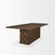 Trellyn Dark Brown 94" Rectangular Dining Table