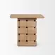 Trellyn Light Brown Square Accent Table