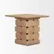 Trellyn Light Brown Square Accent Table