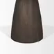 Allyson Dark Brown and Cappuccino 54" Round Marble Top Dining Table