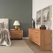 Belford Light Brown 6 Drawer Dresser