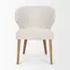 Niles Cream Upholstered Dining Chair