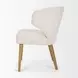 Niles Cream Upholstered Dining Chair