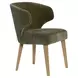 Niles Moss Olive Upholstered Dining Chair