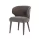 Niles Brown Upholstered Dining Chair