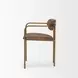 Parker Brown Leather Upholstered Dining Chair