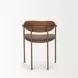 Parker Brown Leather Upholstered Dining Chair