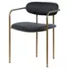 Parker Black Upholstered Dining Chair Set of 2