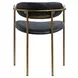 Parker Black Upholstered Dining Chair Set of 2