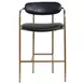 Parker Black Upholstered Counter Height Stool