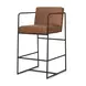 Stamford Brown Leather Upholstered Counter Height Stool