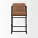 Stamford Brown Leather Upholstered Counter Height Stool