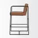 Stamford Brown Leather Upholstered Counter Height Stool
