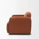 Saga Stonewashed Rust Upholstered Accent Chair