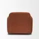 Saga Stonewashed Rust Upholstered Accent Chair