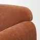 Saga Stonewashed Rust Upholstered Accent Chair